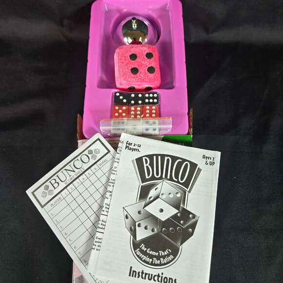 Bunco Dice Game For 2-12 Players Ages 7+ Family Fun By Cardinal - Picture 2 of 5